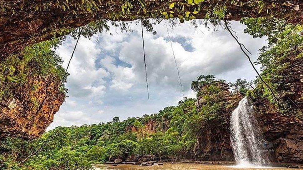 Scene of Chhattisgarh changed with the weather, looking like this in monsoon... Scene of Chhattisgarh changed with the weather, looking like this in monsoon...
