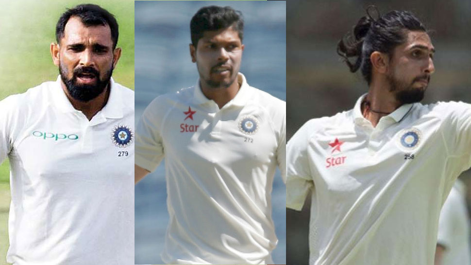 Bowling attack of Team India for First Test Bowling attack of Team India for First Test