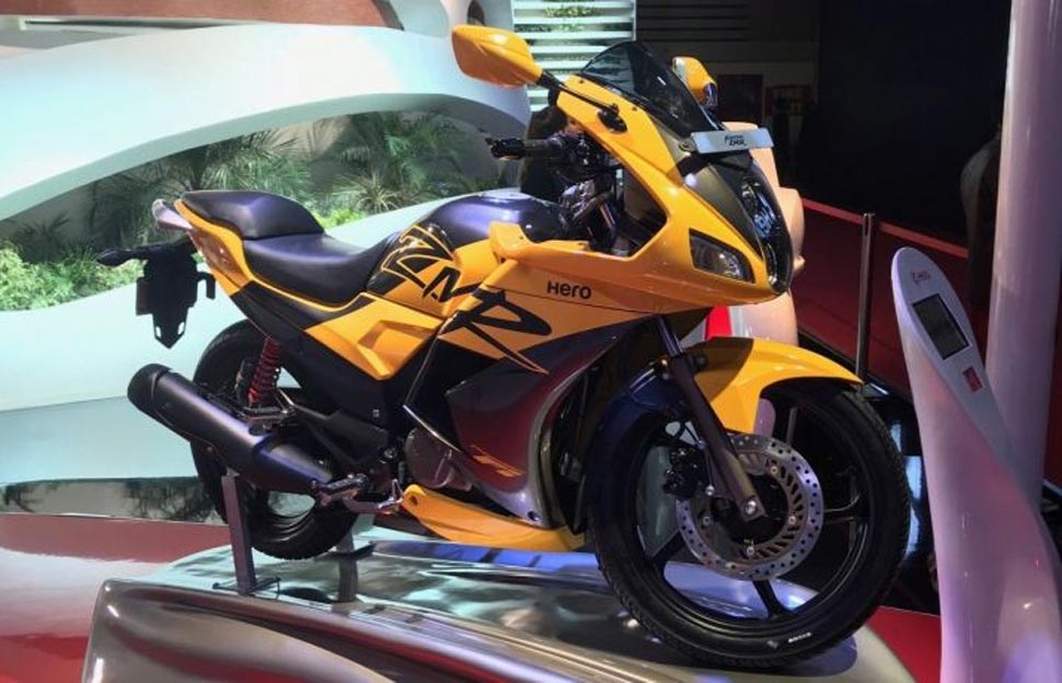 2018 Hero Karizma Launched in Red & Yellow colour 2018 Hero Karizma Launched in Red & Yellow colour