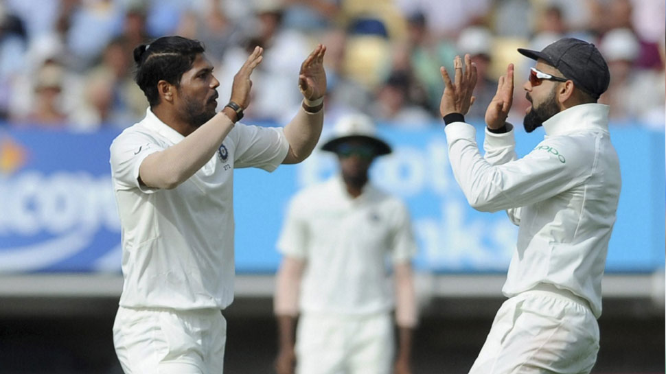 Umesh Yadav took first wicket Umesh Yadav took first wicket