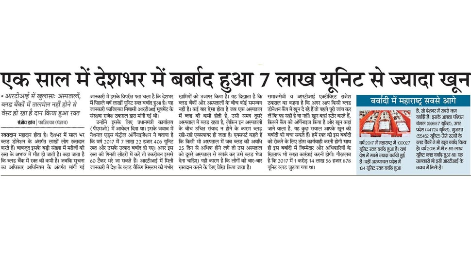 Top news of hindi and english newspaper