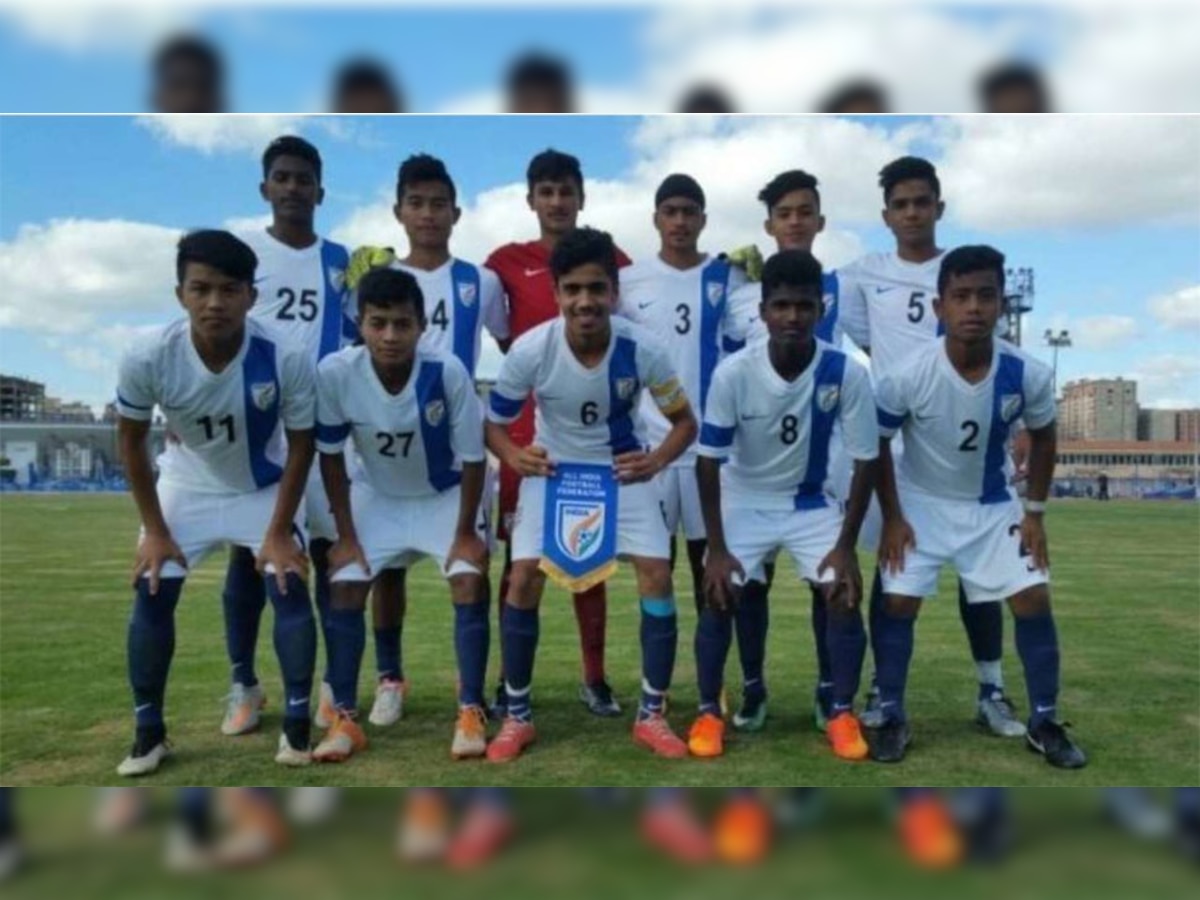भारतीय अंडर 16 फुटबॉल टीम ने ईराक को हराया (PIC : TWITTER)