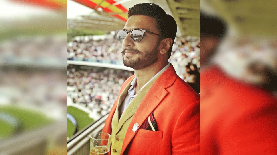 Ranveer singh goes lords to meet god of cricket for his film 83 Ranveer singh goes lords to meet god of cricket for his film 83