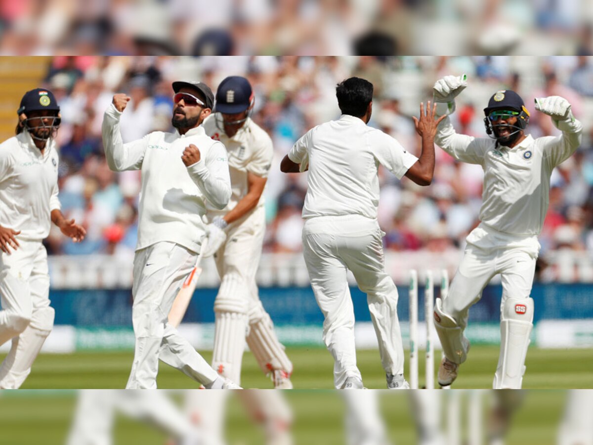 टीम इंडिया को नॉटिंघम टेस्ट में जीत की खुशबू आने लगी है. (फोटो: Reuters)