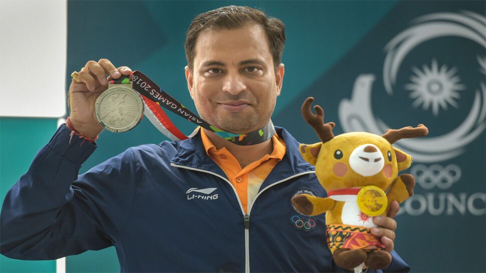 संजीव राजपूत ने रजत पर कब्जा जमाया Asian Games, Day 3