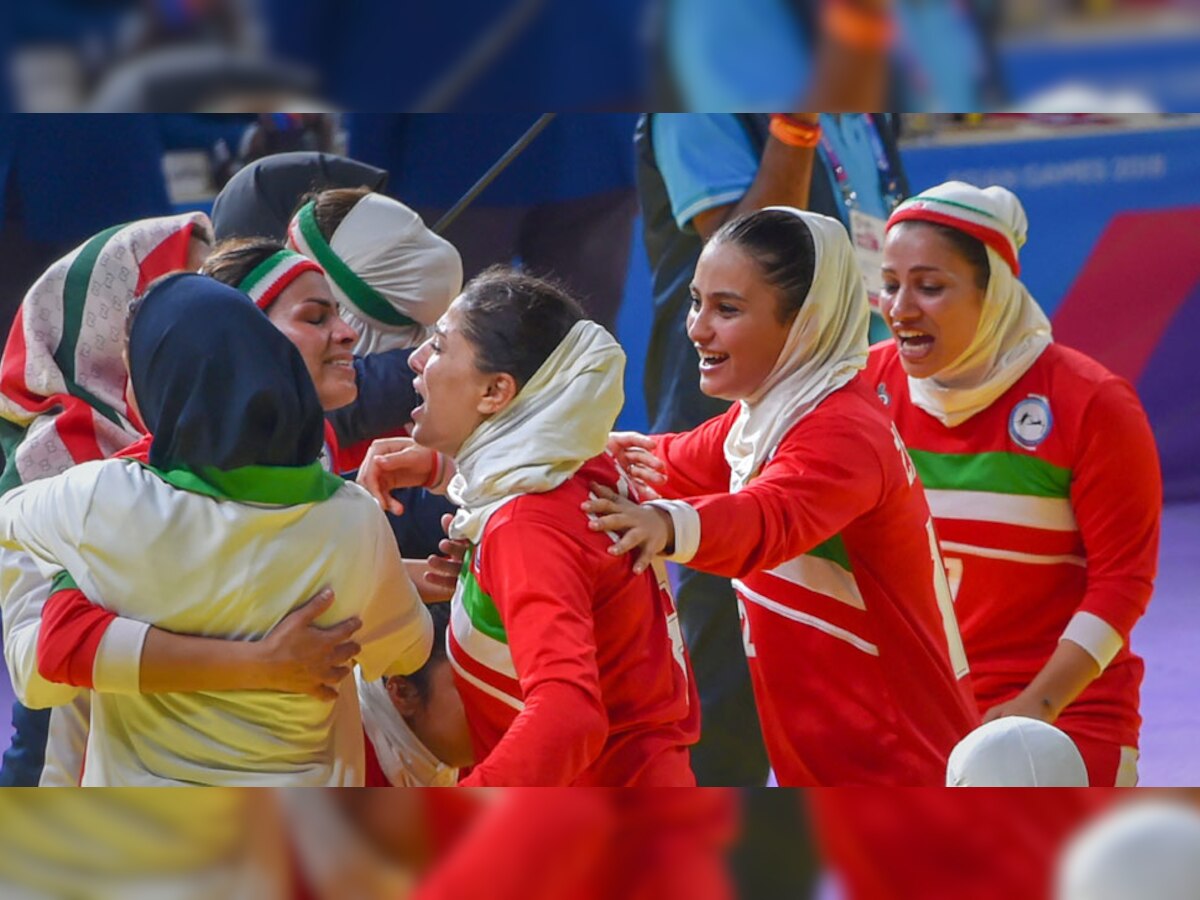 भारत की शैलजा जैन ईरानी कबड्डी टीम की कोच हैं जिसने एशियाई खेलों में भारत को फाइनल में हराया. (फोटो : PTI)