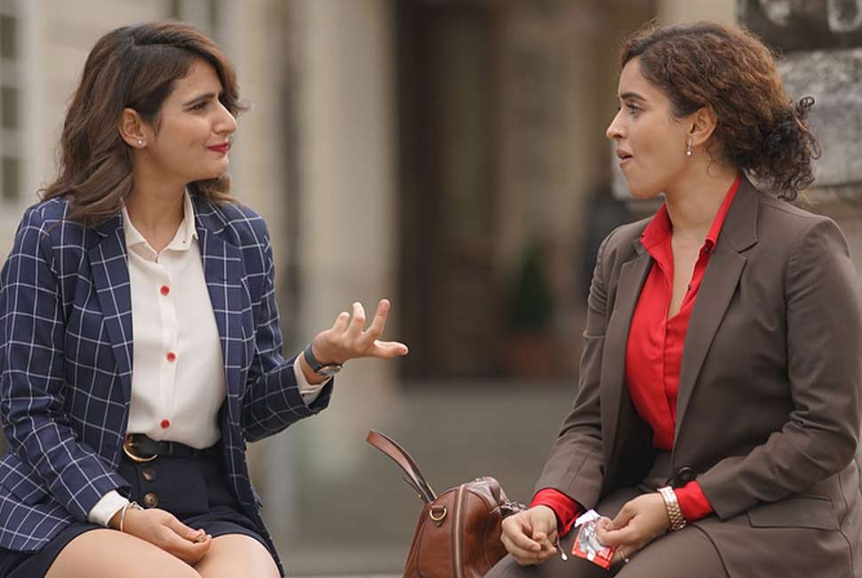 फातिमा सना शेख और सान्या मल्होत्रा का डांस वीडियो Fatima Sana Shaikh and Sanya Malhotra Dance in Europe