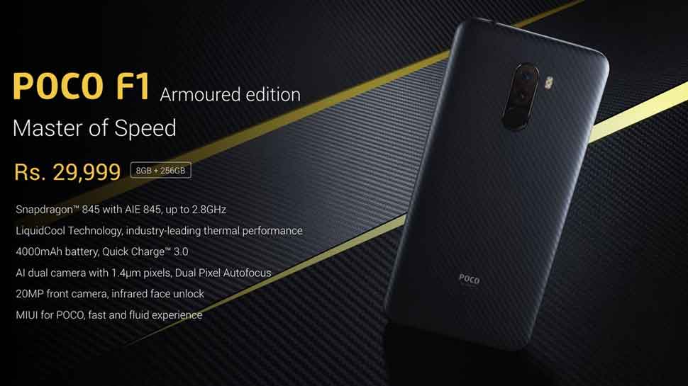 Android 8.1 Oreo ऑपरेटिंग सिस्टम का इस्तेमाल किया गया है Xiaomi sub brand Poco F1 does not support HD videos of Netflix and Amazon Prime