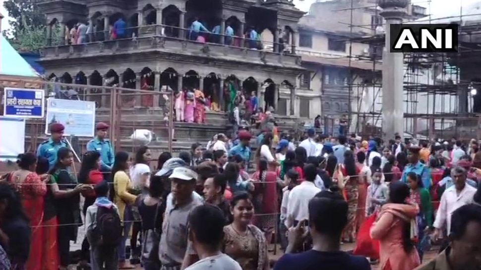 2015 में आए भूकंप के बाद से बंद था मंदिर Janmashtami celebration in Nepal