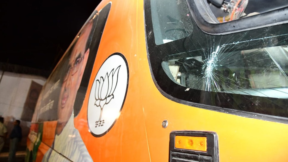 पथराव के वक्त रथ पर मौजूद थे सीएम शिवराज Congress behind the attack ?