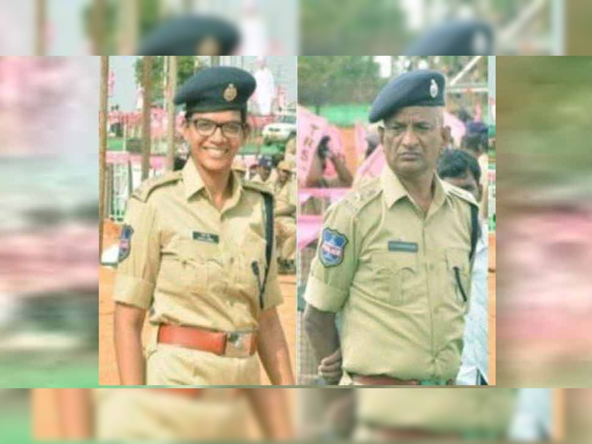 पुलिस उपायुक्त ए.आर. उमामहेश्वरा शर्मा अपनी वरिष्ठ अधिकारी सिंधू शर्मा