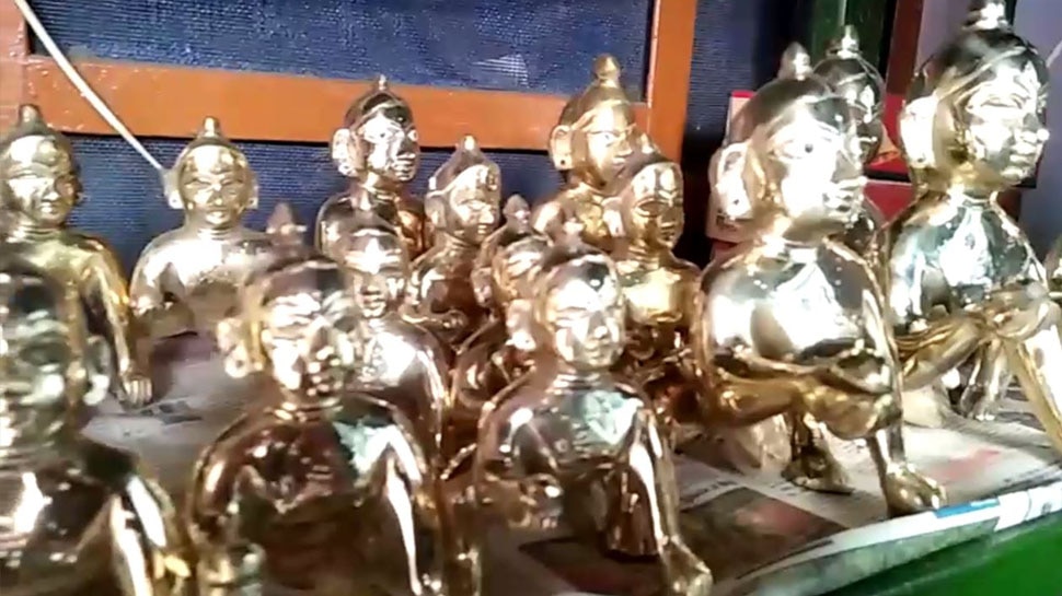 500 मुस्लिम परिवार इस काम से जुड़े Muslims are making brass sculptures