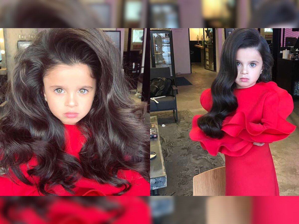Five Year Old Mia Aflalos Beautiful Hair Makes Her Famous On Social Media जहां पहुंचने के लिए