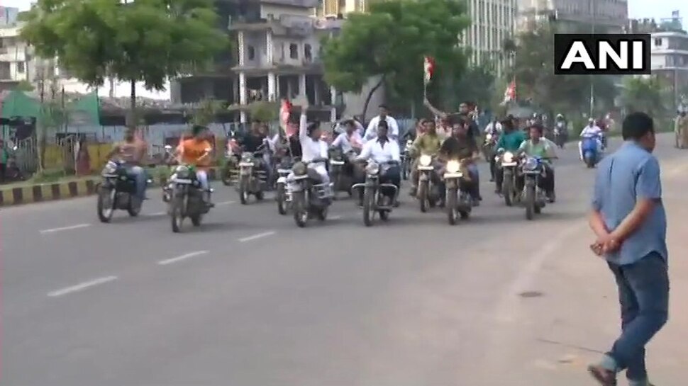 भुवनेश्वर में बाइक रैली Bike Rally in Bhuvneshwar