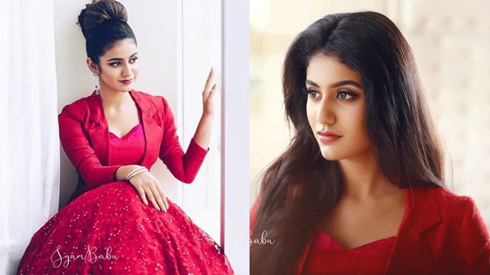 प्रिया प्रकाश का फोटो इंस्टाग्राम पर हुआ वायरल Priya Prakash varrier new look hot Look is going Viral