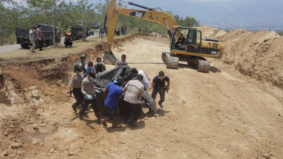 Mass grave in indonesia