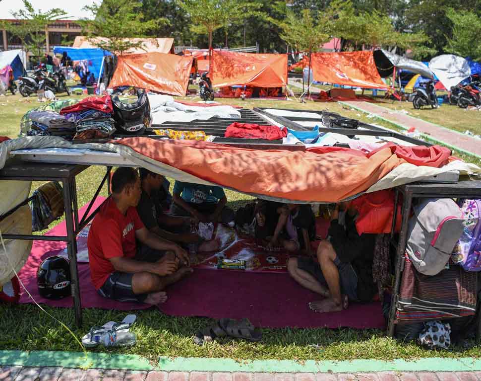 भूकंप से 24 लाख लोग हुए प्रभावित 24 lakh people affected by earthquake in Indonesia