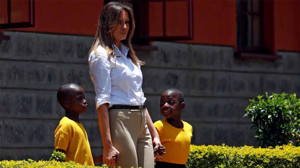 मालावी में मेलानिया ट्रंप Melania Trump in Malavi
