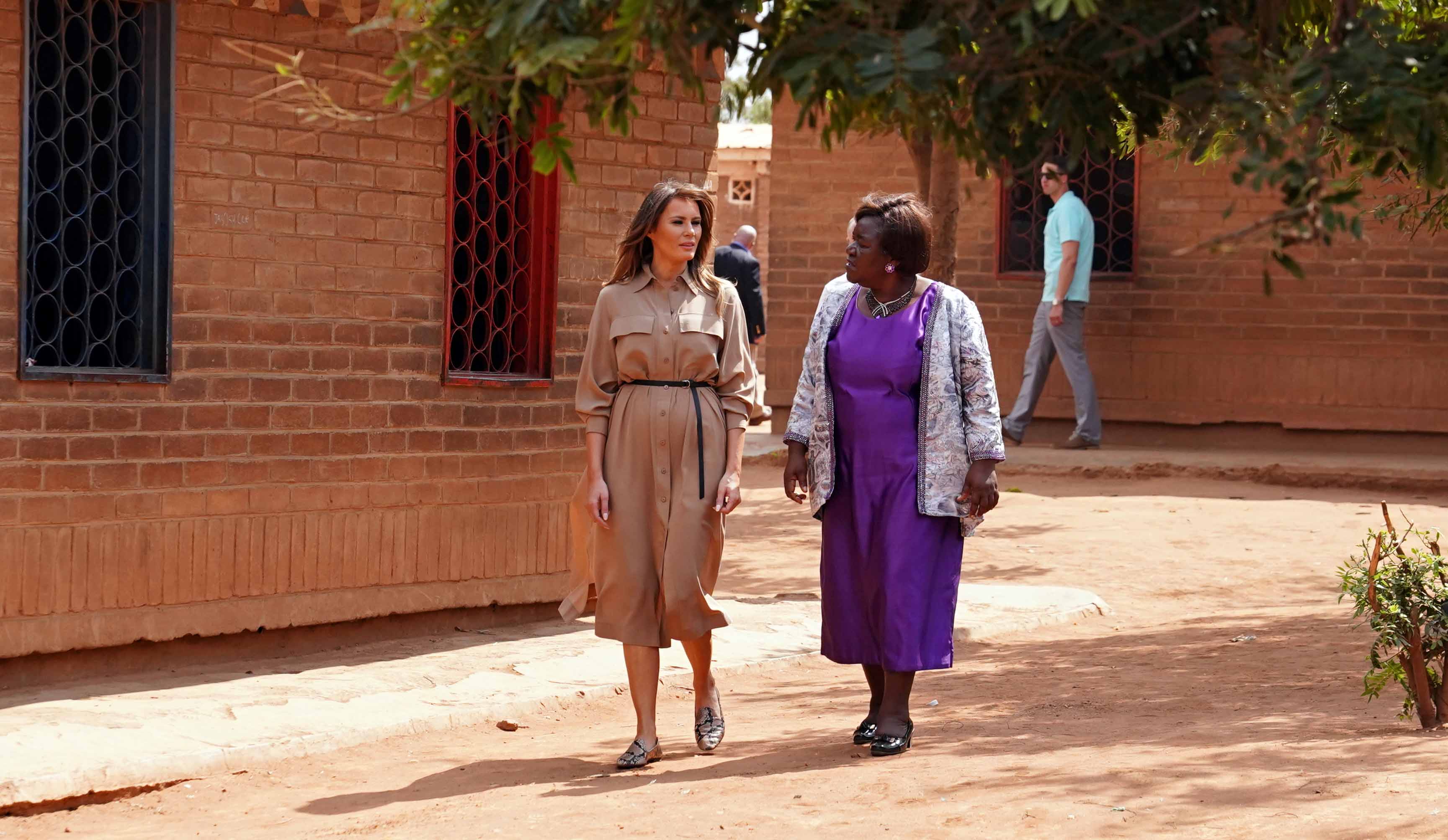 मालावी में मेलानिया Melania Trump in Malavi