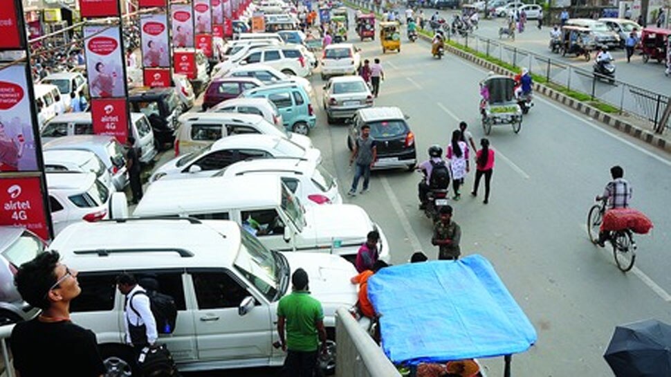 Jharkhand 50 percent parking charge reduce in Ranchi रांचीः जिले में