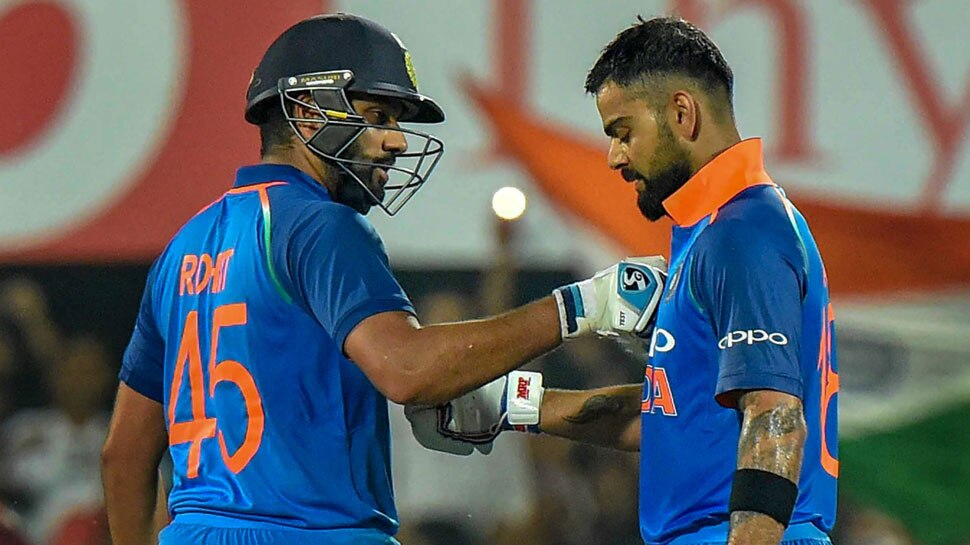 Record partnership with Rohit sharma