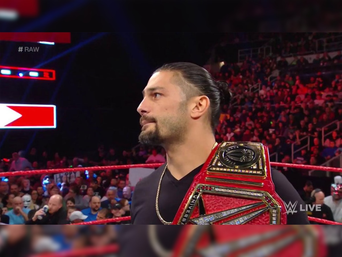 रोमन रेंस ने ल्यूकेमिया की वजह से यूनिवर्सल चैंपियनशिप छोड़ी (PIC : WWE/Twitter)