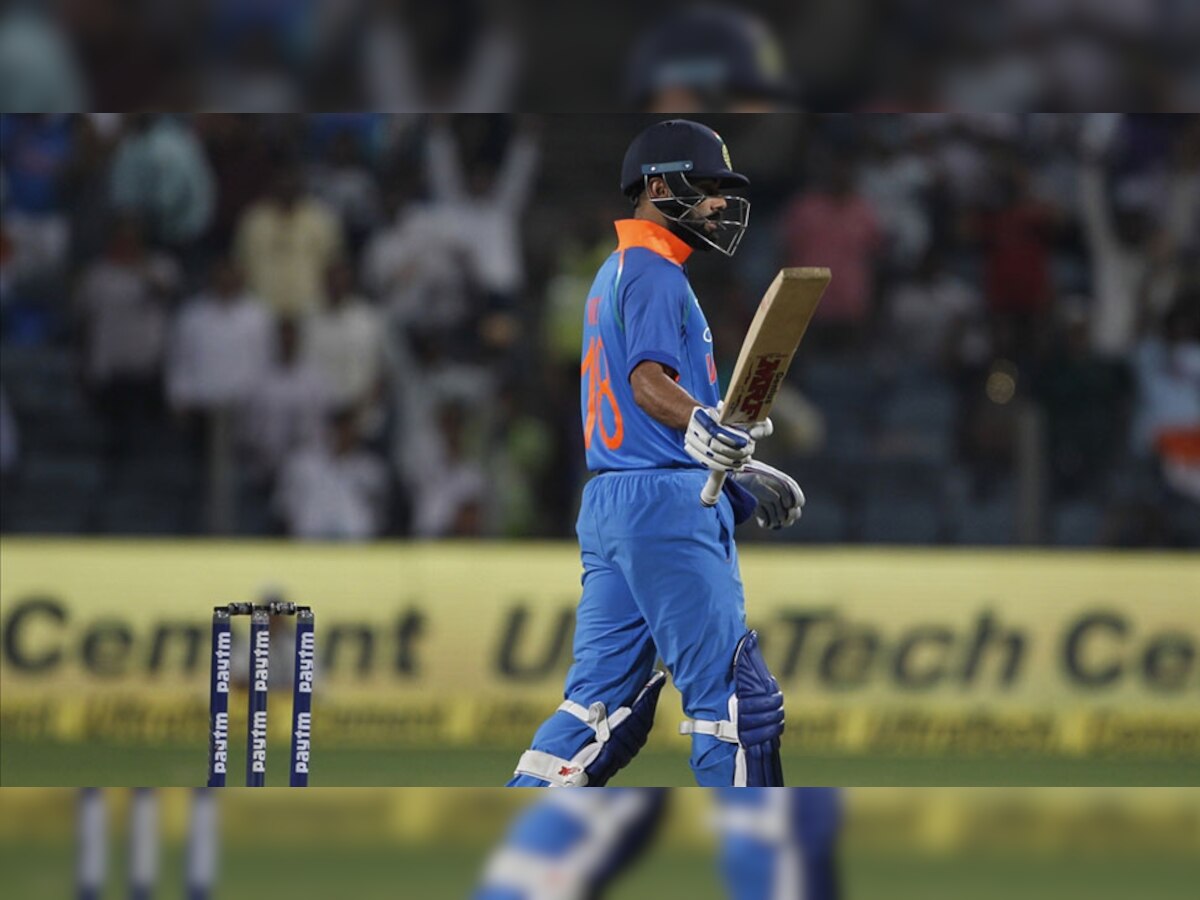 विराट कोहली ने पिछली 13 वनडे पारियों में सबसे कम रहा. (फोटो : IANS)