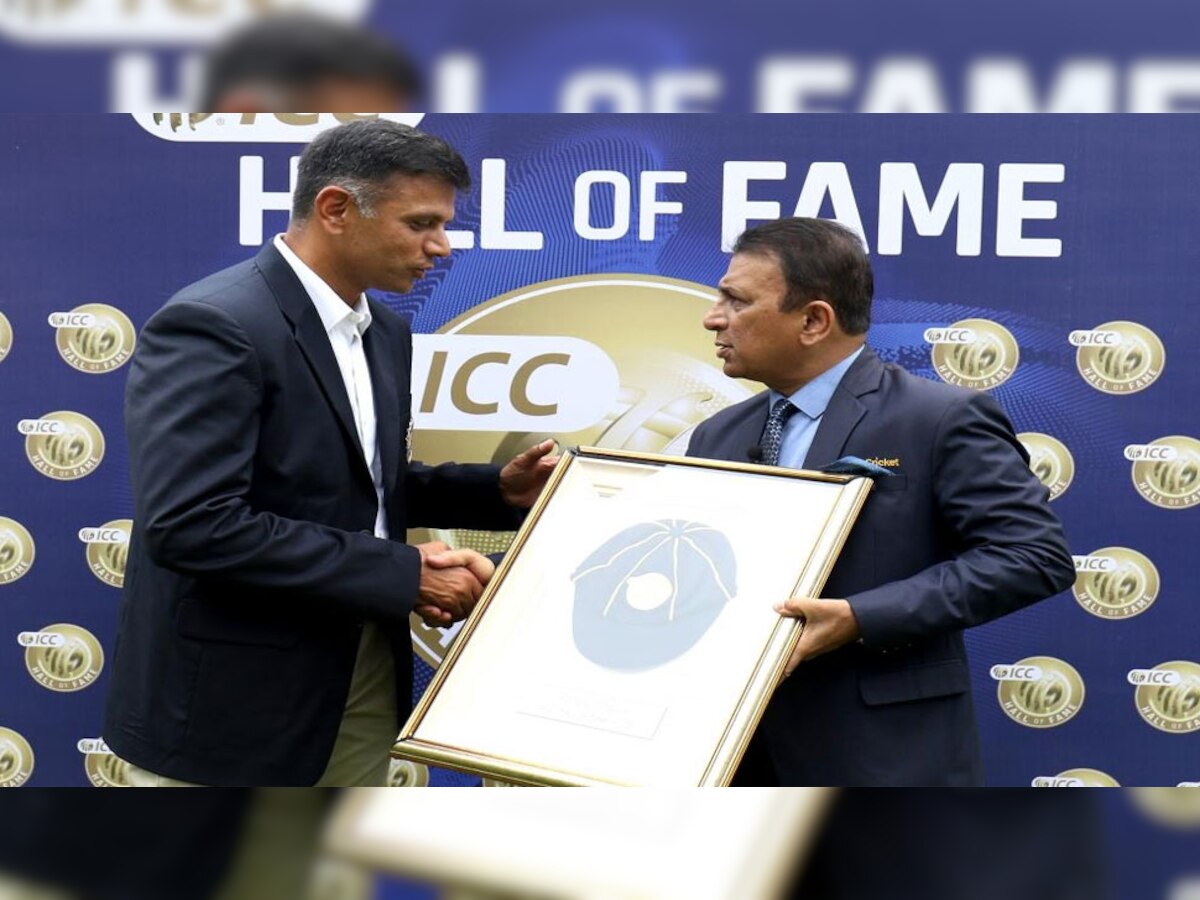 राहुल द्रविड़ औपचारिक रूप से आईसीसी हॉल ऑफ फेम में शामिल (PIC: @BCCI/Twitter)