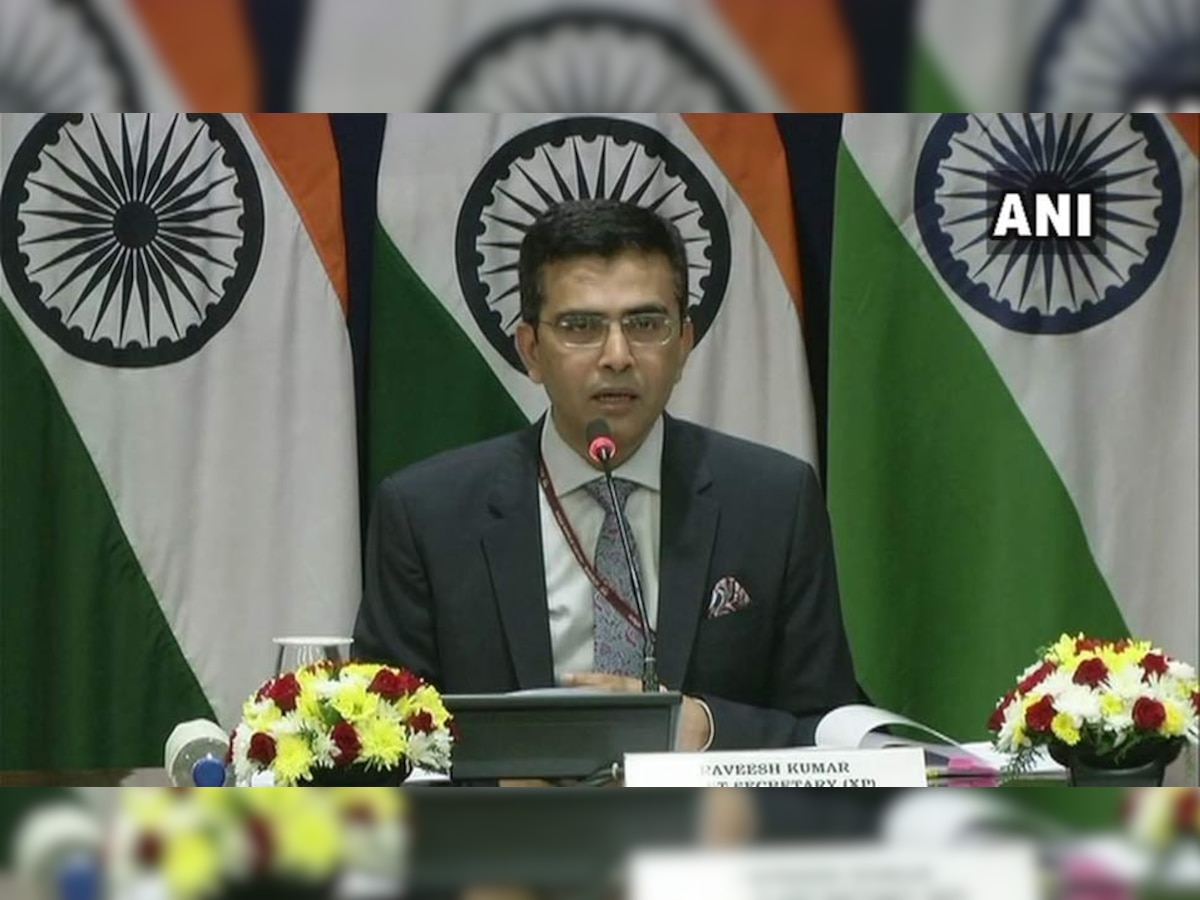 विदेश मंत्रालय के प्रवक्ता रवीश कुमार ने कहा कि भारत ऐसी किसी भी शांति प्रक्रिया का हिस्सा होगा जो अफगान नीत, अफगान स्वामित्व वाली और अफगान नियंत्रित हो. (फोटो साभार - ANI)