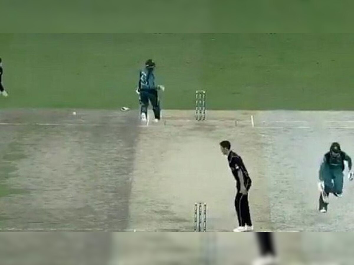 पाकिस्तानी बल्लेबाजों ने दौड़ कर बनाए 5 रन (स्क्रीनग्रेब)