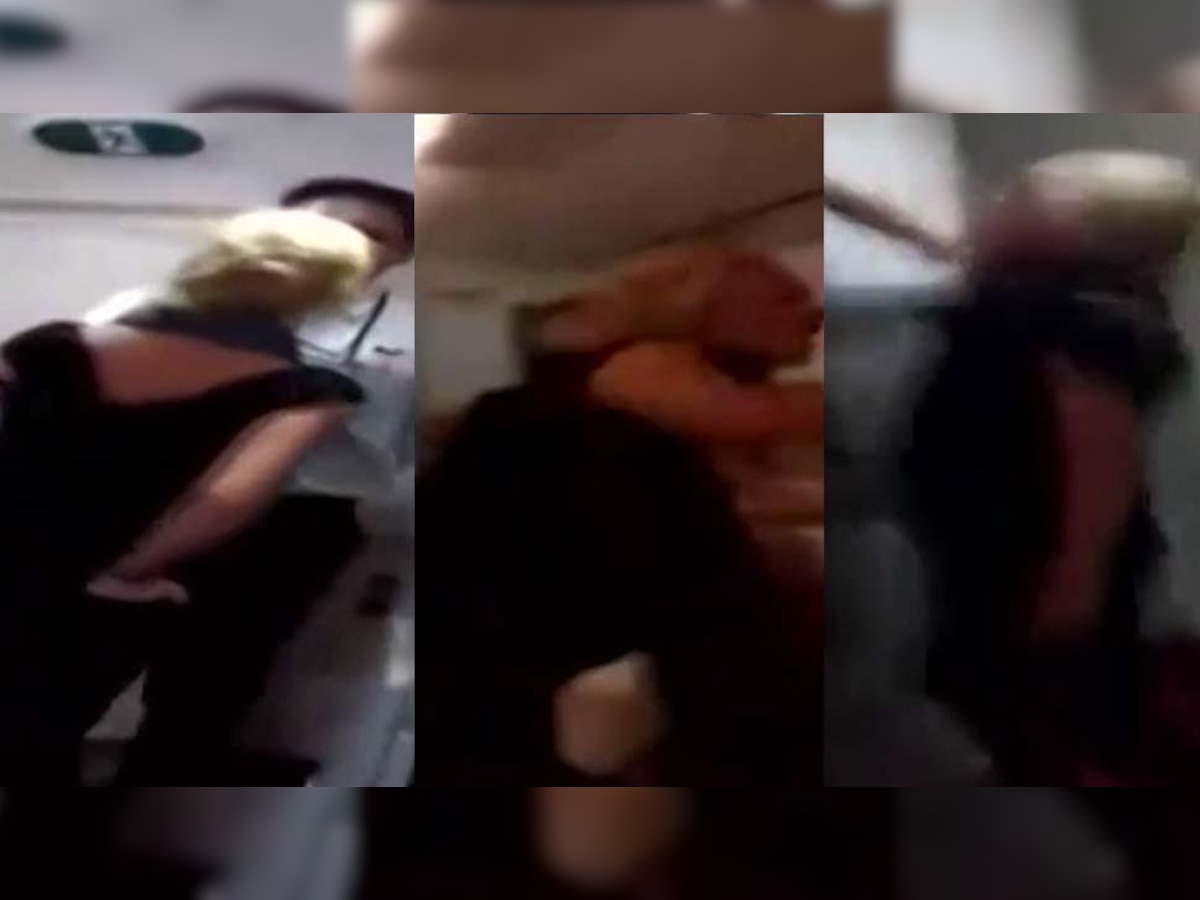 VIDEO: नशे में धुत विदेशी महिला यात्री का एयर इंडिया फ्लाइट में हंगामा, क्रू मेंबर को जड़ा थप्पड़
