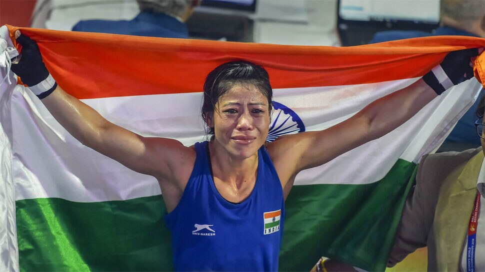 ‘मैग्नीफिशेंट मेरी’ ने क्यूबा के महान पुरूष मुक्केबाज फेलिक्स सेवोन की बराबरी कर ली मैरी कॉम, Mary Kom, Hanna Okhota, Gold Medal
