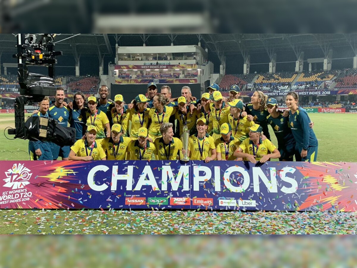 ऑस्ट्रेलिया ने इंग्लैंड को हराकर विश्व टी20 खिताब जीता (PIC : ICC World Twenty20/Twitter)