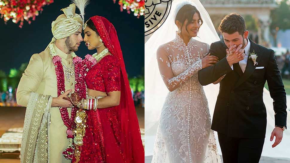 Priyanka Chopra and Nick Jonas Indian Wedding First Photo | जिसका था  बेसब्री से इंतजार, आ गई प्रियंका चोपड़ा और निक की शादी की First Photo