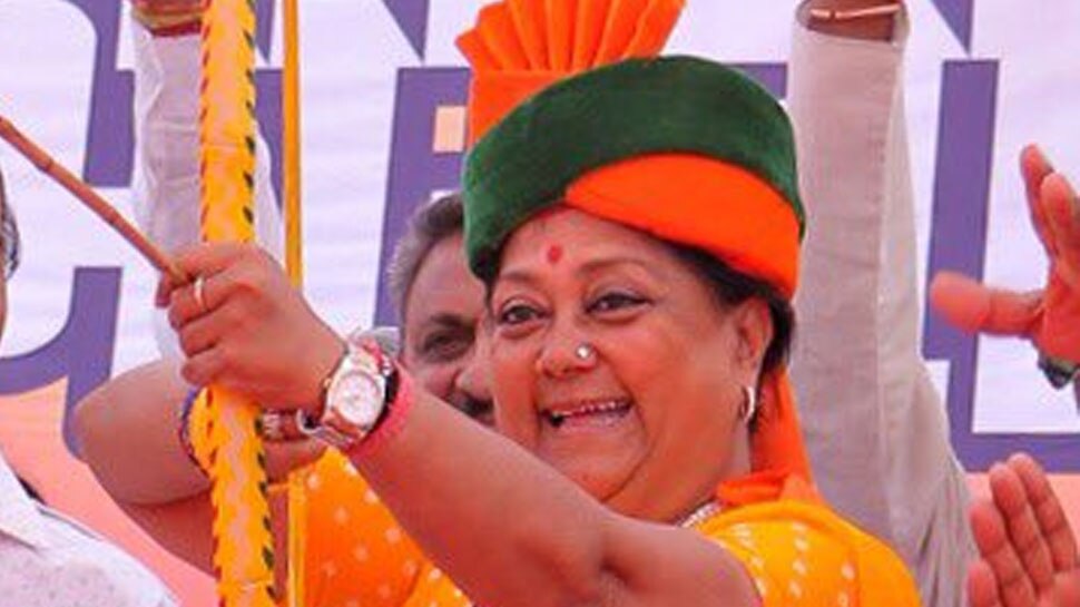 वसुंधरा राजे राजस्थान five state assembly election 2018