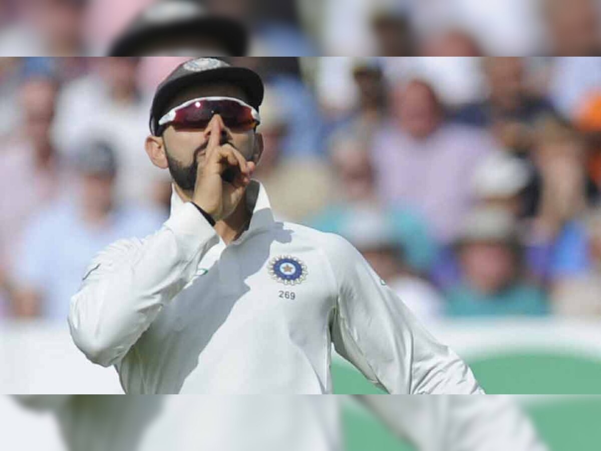 कप्तान विराट कोहली एडिलेड में खेले गए पहले टेस्ट में पहली पारी में तीन और दूसरी पारी में 34 रन बनाकर आउट हुए थे. (फाइल फोटो)