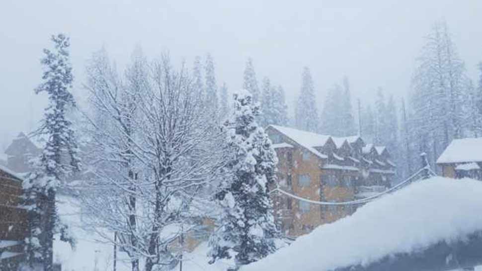 लेह में शून्य से नीचे पहुंचा तापनाम temperature Leh drops below zero
