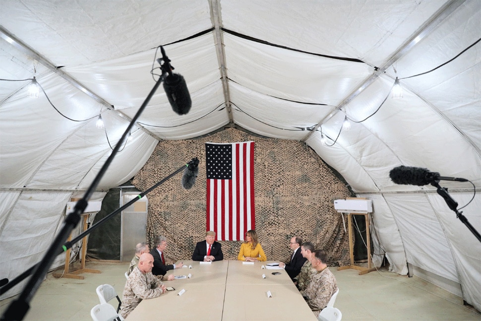 सीरिया मामले पर दिया बड़ा बयान Donald trump visit Iraq for Christmas celebrations-4