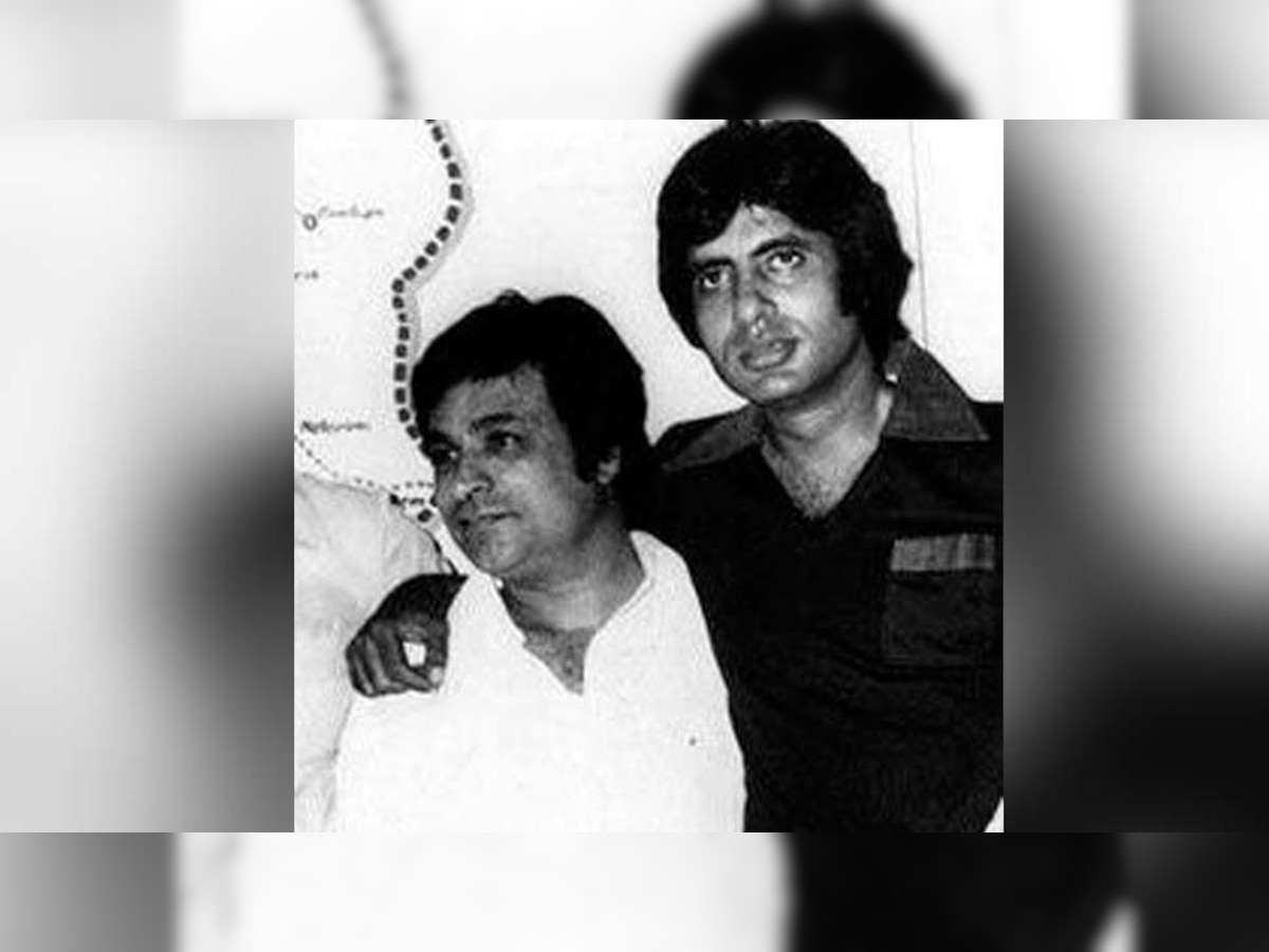 अमिताभ बच्चन और कादर खान, फोटो साभार: ट्विटर@SrBachchan