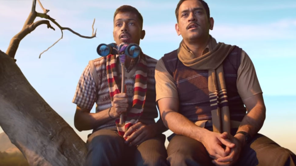 VIDEO: हार्दिक बोले- 'गजब..का मारा है माही', जवाब में धोनी ने कहा- 'हम तो पंड्या का फैन बा'