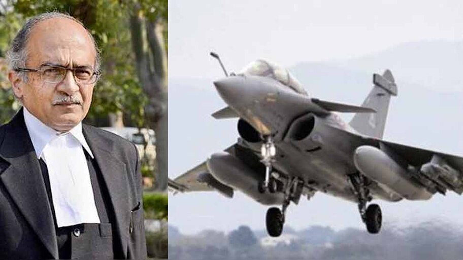 राफेल डील को लेकर फिर सुप्रीम कोर्ट पहुंचे प्रशांत भूषण, कहा- 'सरकार ने गलत सूचना दी'