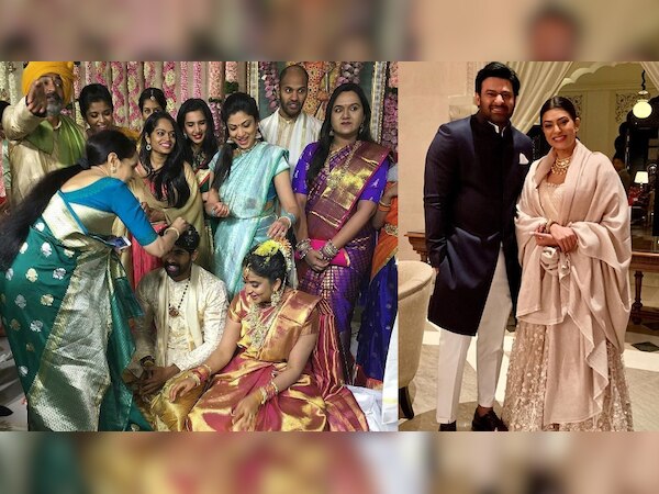 'बाहुबली' प्रभास के साथ निर्देशक राजामौली ने बेटे की शादी में लगाए ठुमके, Boyfriend के साथ दिखीं सुष्मिता