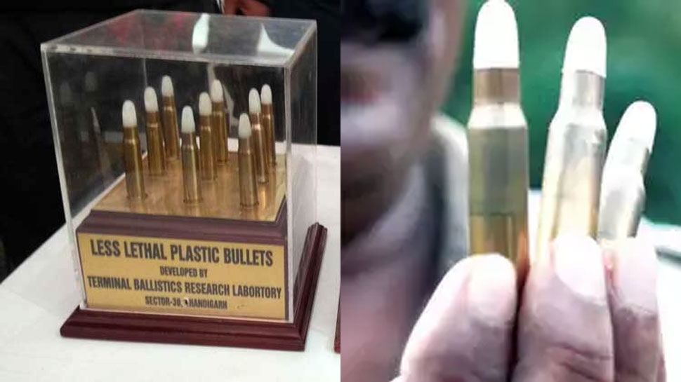 जम्मू-कश्मीर पुलिस को पहले ही प्लास्टिक की एक लाख गोलियां दी जा चुकी हैं. जम्मू-कश्मीर पुलिस को पहले ही प्लास्टिक की एक लाख गोलियां दी जा चुकी हैं.