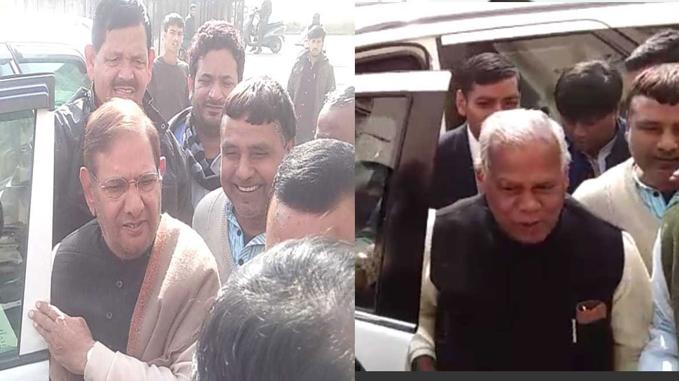 लालू यादव से मुलाकत कर मांझी और शरद यादव ने कहा- 'नहीं हुई सीट शेयरिंग पर बात'