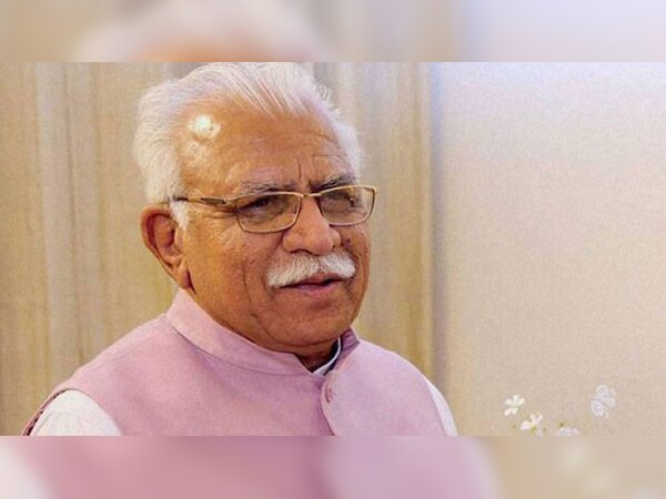 हरियाणा के मुख्यमंत्री मनोहर लाल खट्टर. (फाइल फोटो)