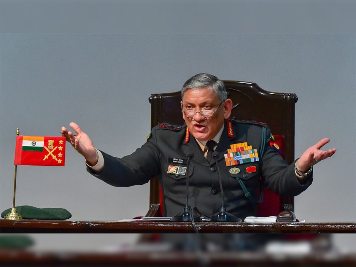 सेना प्रमुख बिपिन रावत (फोटो साभार - PTI)