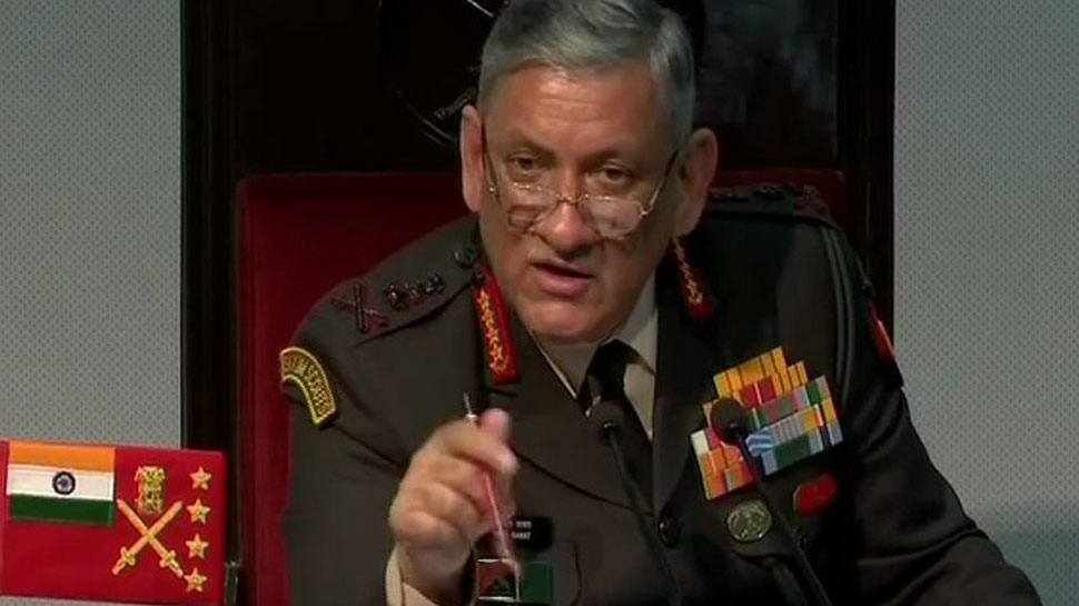 सेना प्रमुख जनरल बिपिन रावत. फोटो ANI सेना प्रमुख जनरल बिपिन रावत. फोटो ANI