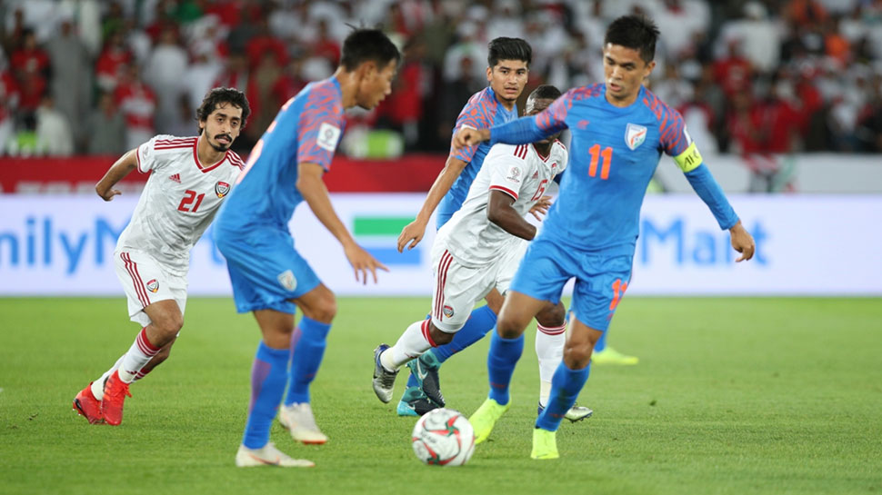 मेजबान यूएई ने एएफसी एशियन कप में गुरुवार को भारत को 2-0 से हराया था. (फोटो: IANS) मेजबान यूएई ने एएफसी एशियन कप में गुरुवार को भारत को 2-0 से हराया था. (फोटो: IANS)