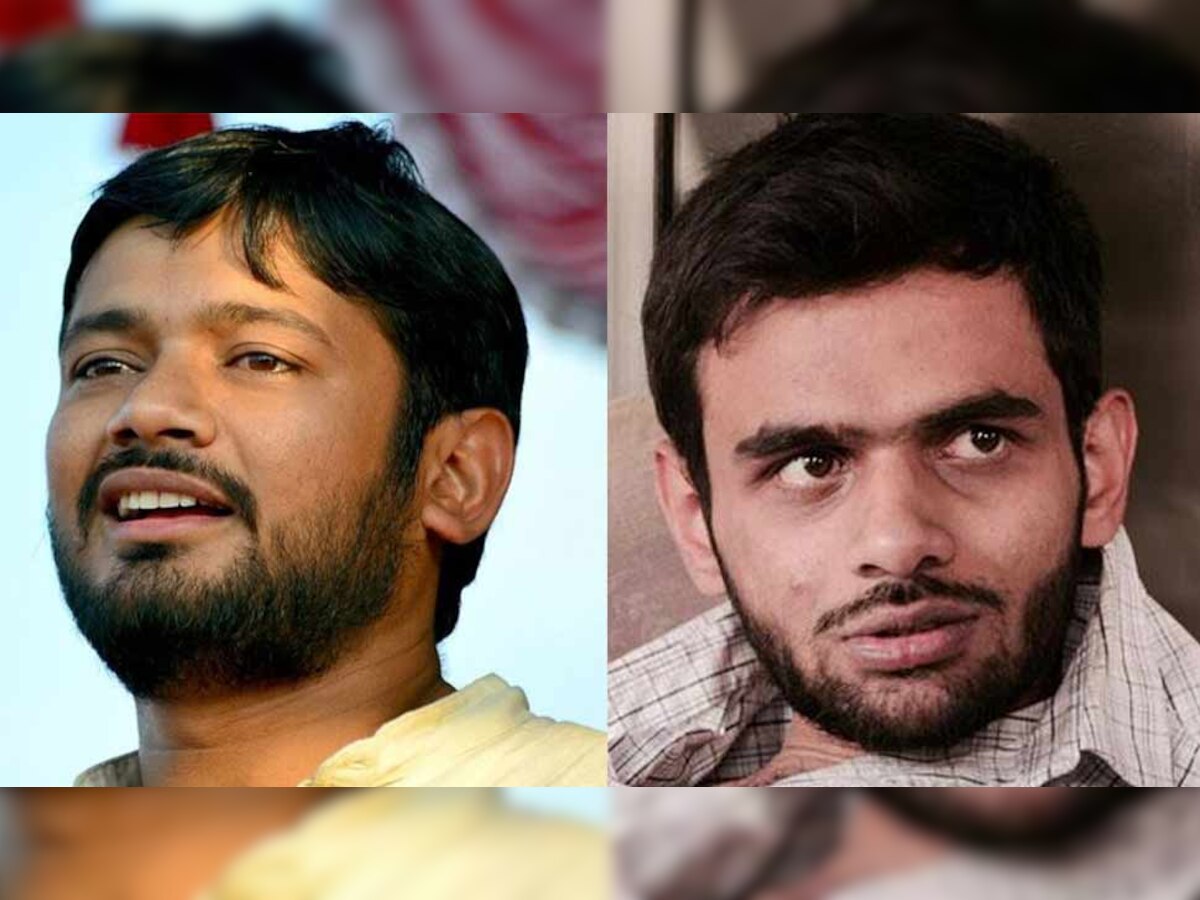 देशद्राेह के मामले में आरोपी हैं कन्‍हैया कुमार, उमर खालिद और अनिर्बान भट्टाचार्य. फाइल फोटो   