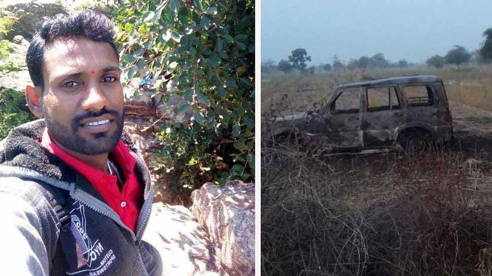 मां के निधन से पहुंचा सदमा, युवक ने खुद को स्कॉर्पियो के साथ जिंदा जलाया
